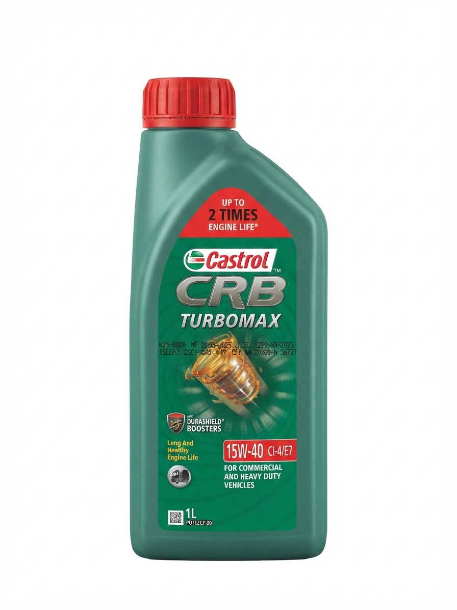 Castrol CRB Turbomax 15W-40 commercial diesel engine oil, 1 litre bottle